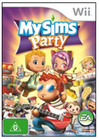 My Sims Party Wii Game Very Good With Manual