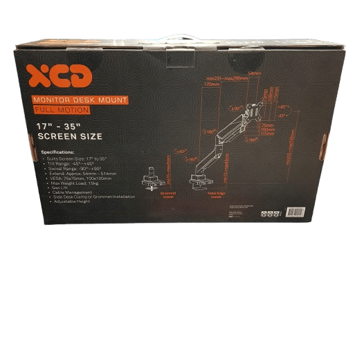 XCD Full Motion Monitor Desk Mount (MR)