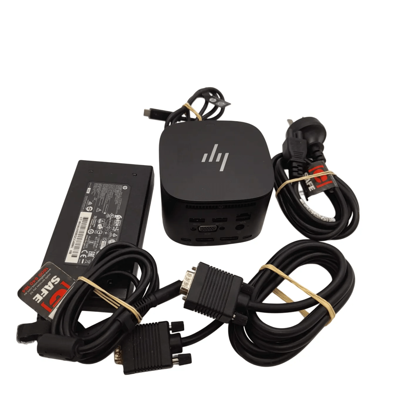 HP USB-C Thunderbolt G2 120W Docking Station HSN-IX01 + Adapter + Cords (WL)
