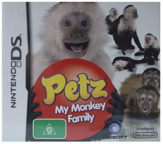 Petz My Monkey Family Nintendo Ds Game Good Condition with Manual