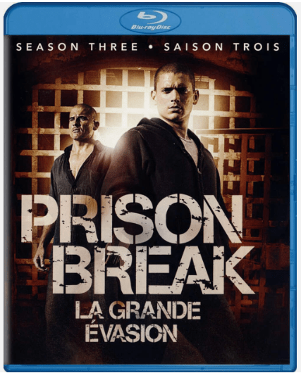 Prison Break Season 3 Blu Ray – Very Good Condition