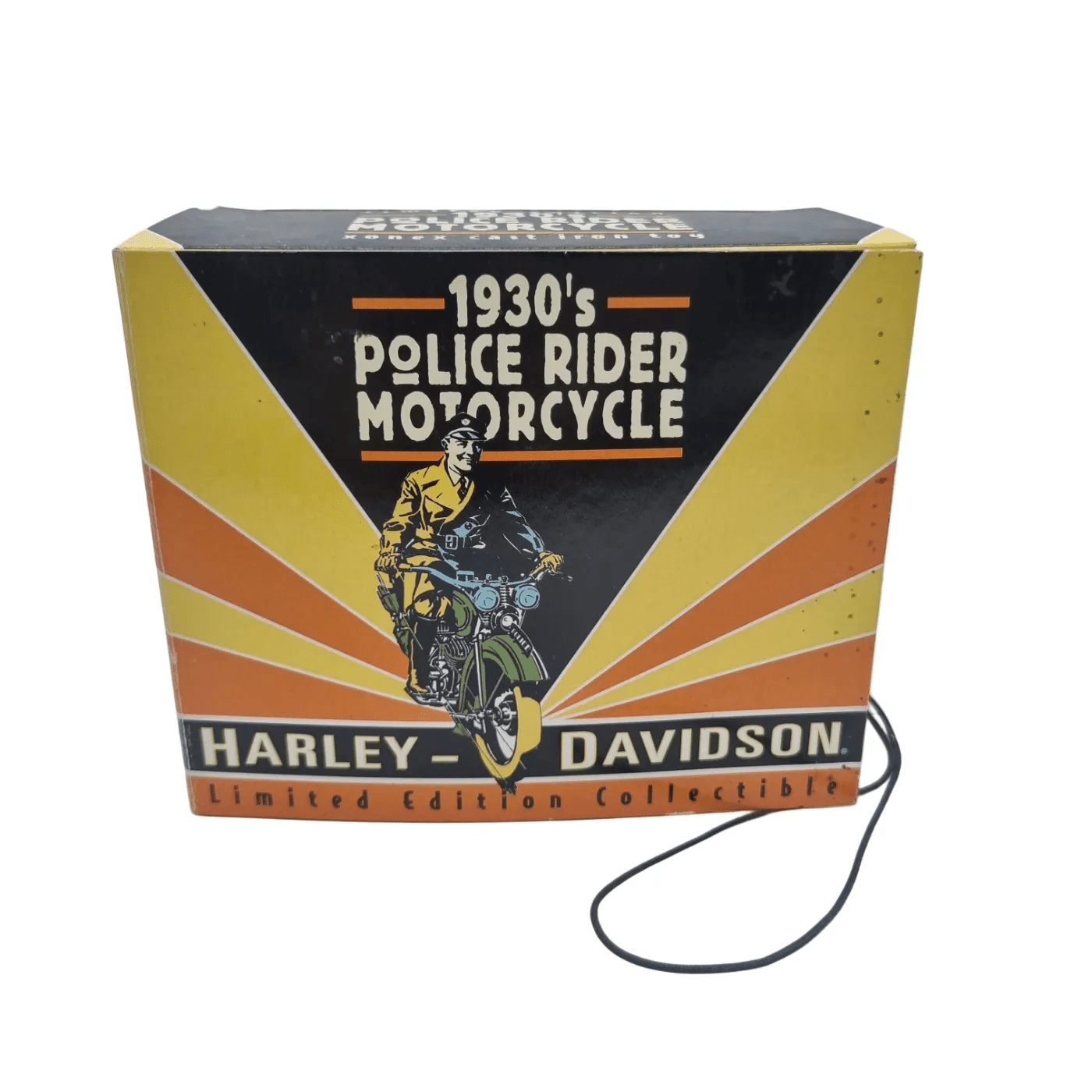 Harley Davidson Limited Edition Collectible: 1930’s Police Sidecar Motorcycle Green #03578/15000 (From 1997)