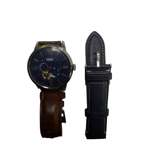 Townsman Mechanical Watch with Blue Dial and Brown (Blue spare) Leather Strap (LN1344238)