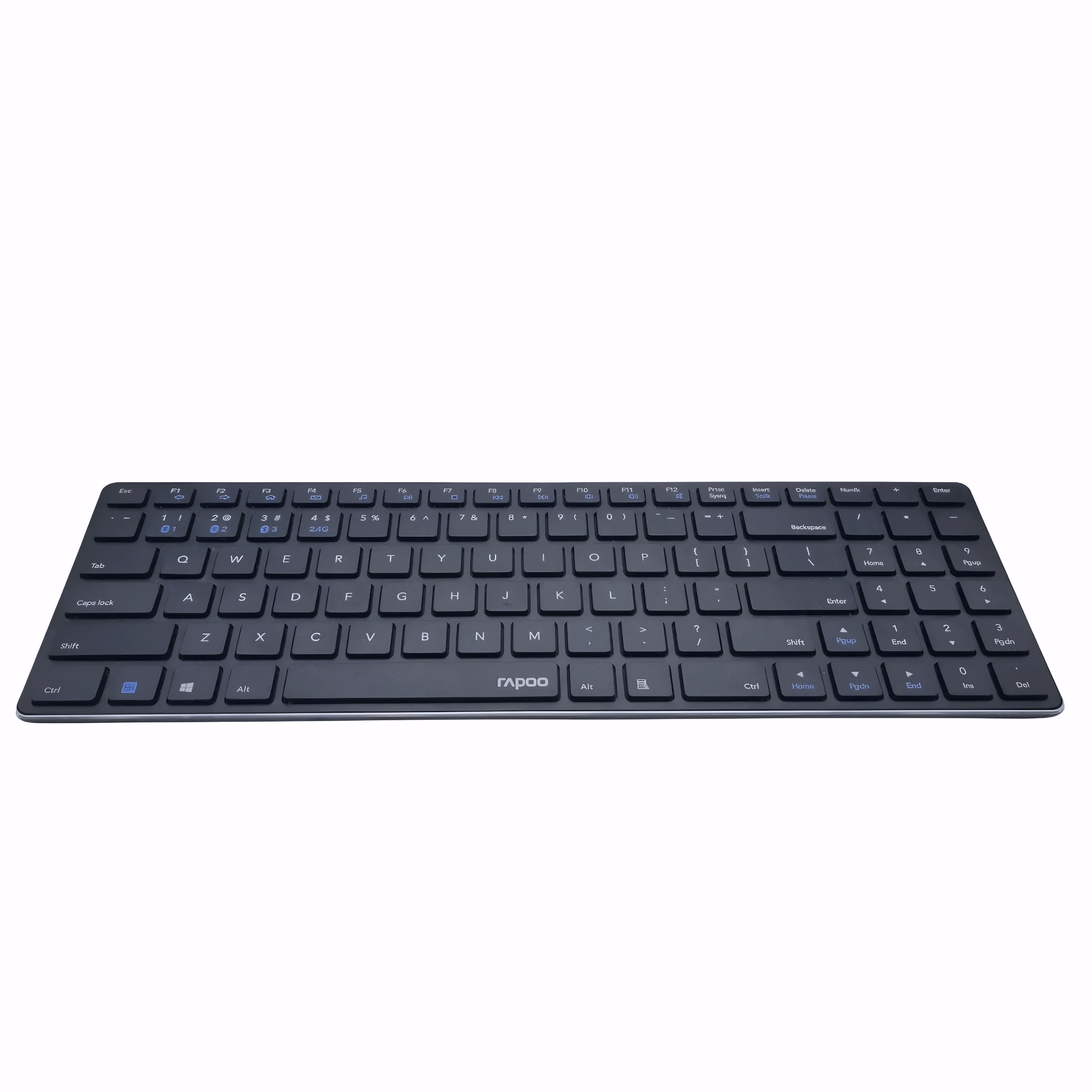RAPOO E9100M WIRELESS MULTI-MODE KEYBOARD – BLACK (WR 1341035)