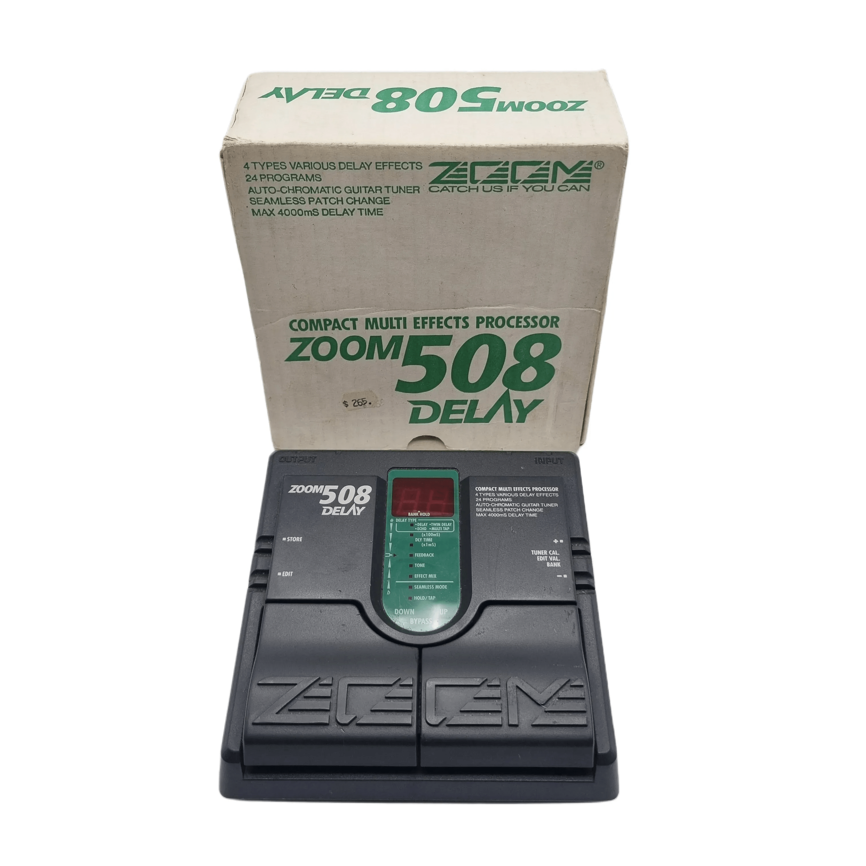 Zoom 508 Delay Guitar Pedal Compact Multi Effects Processor