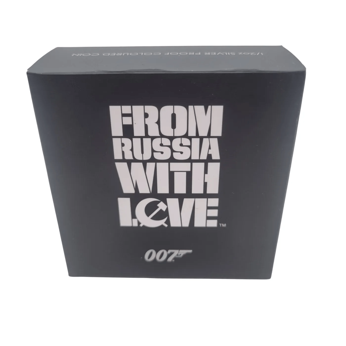 From Russia With Love 1/2 oz Silver Proof Coloured Coin – Perth Mint Australia – James Bond 007 Official Collectible