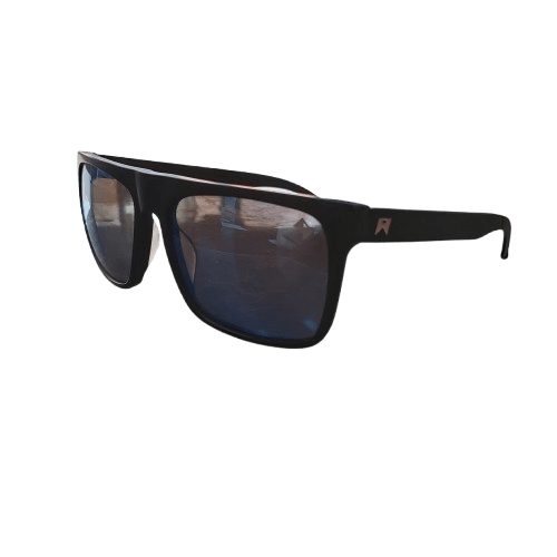 William Painter Sunglassses The Level Black Frames Blue Lens With Case