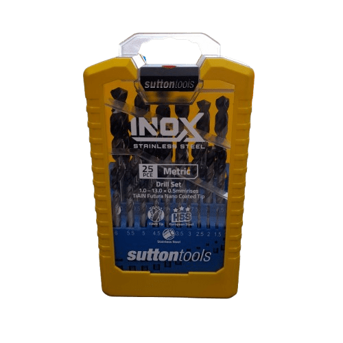 Sutton Tools HSS INOX Metric Jobber Drill Set 25pc