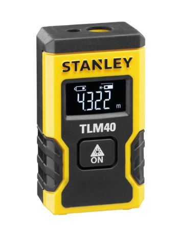 Stanley TLM40 Pocket Laser Distance Measurer Like New In Packet