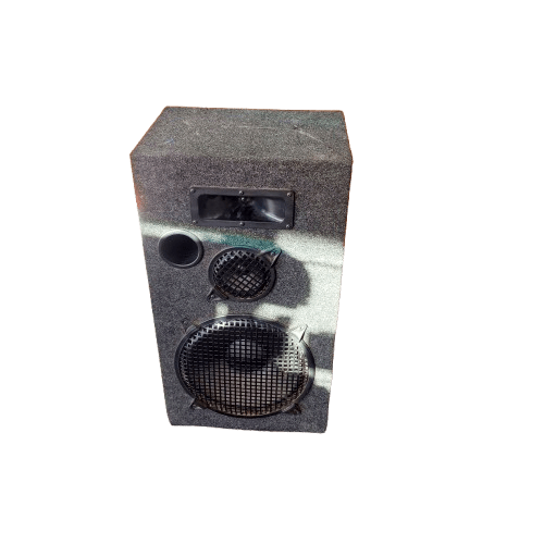 2x Big Speakers unbranded Grey ** PICK UP ONLY** (LE)
