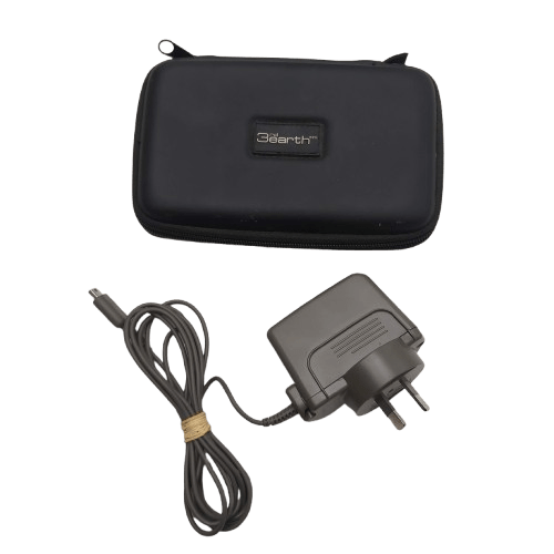 Nintendo DS LITE USG-001 Console, Black- With Stylus, 3rd Party Case, And Official Mains Charger, Very Good Condition
