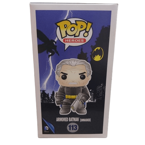Funko POP! Vinyl Batman The Dark Knight Returns #113 Armored Batman (Unmasked), Good Condition (CP 1344788)