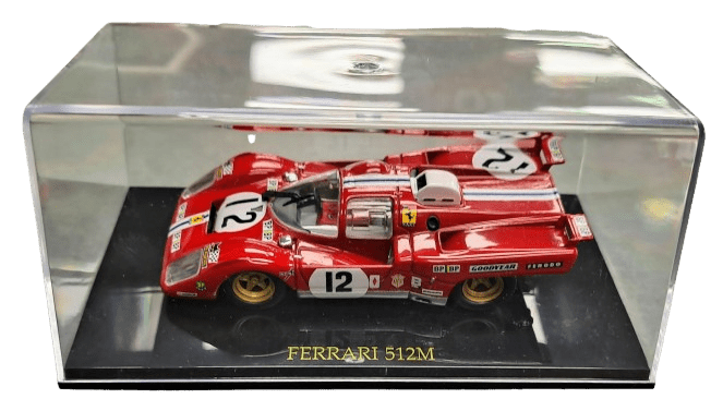 Ferrari 512M Collectable Model Car 1:64 Scale with Case