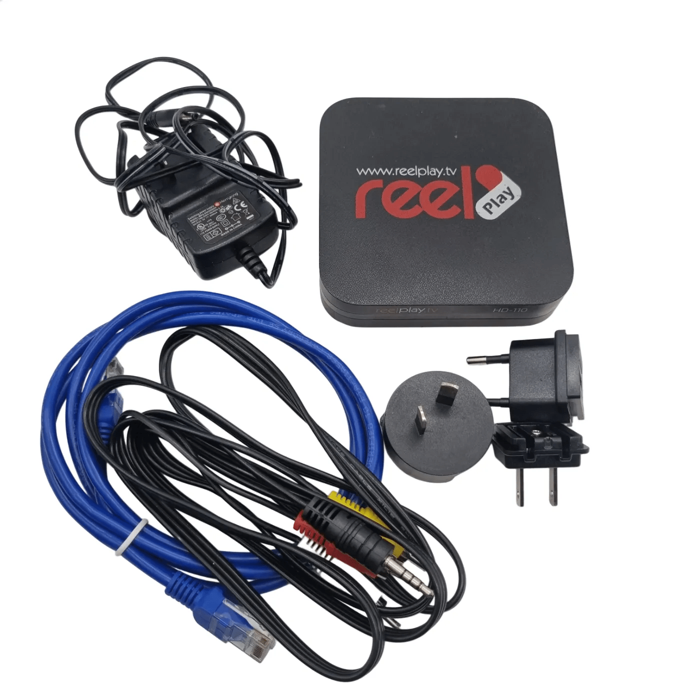 Reelplay TV Box HD-110 Arabic TV + Cords + Remote (WR 1337030)