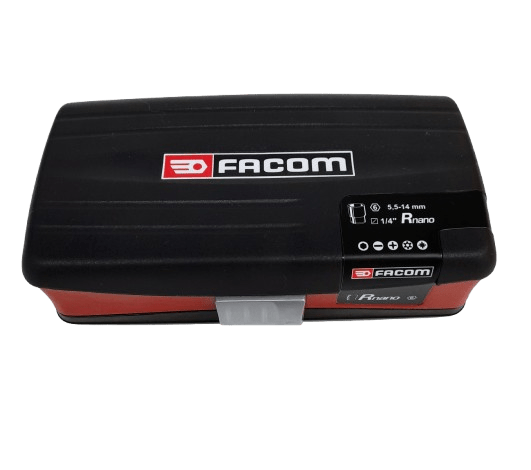 Facom R.360NANOPB 38Pce Metric 1/4 in Standard Socket/Bit Set with Ratchet Like New