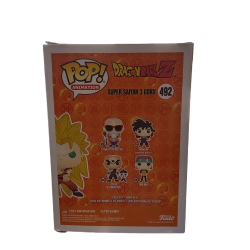Super Saiyan 3 Goku Funko Pop Dragon Ball Z Number 492