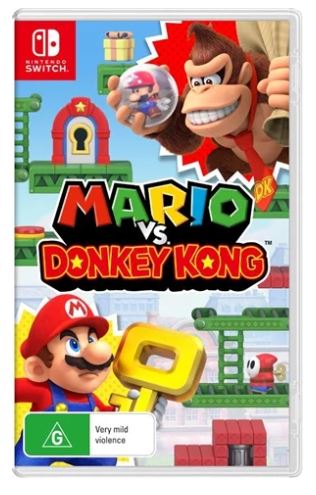 Nintendo Switch Mario VS Donkey Kong, Excellent Condition, With Case, No Manual