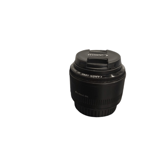 Canon Lens 50mm With Caps