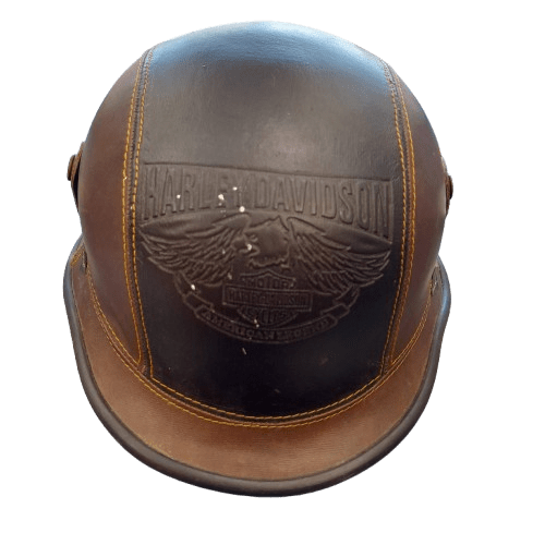 Harley Davidson Leather Helmet