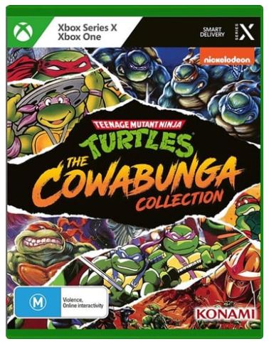 Tmnt The Cowabunga Collection Xbox Seres X/One Game Very Good Condition No Manual