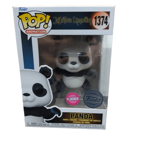 Funko Pop Panda Jujusti kaisen Number 1374 Flocked Good Condition (WR 1344605)