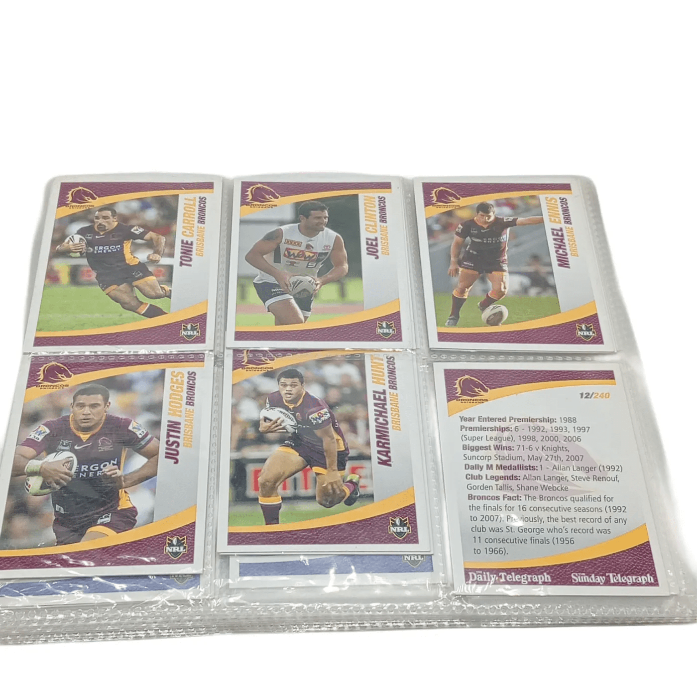 NRL Cards Folder Pack of 119 – Official Collector’s Set (WR 1232320)