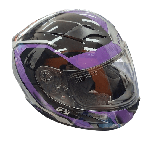 Rjays Grid Black Nad Purple Helmet NEX009- Size Small Unisex Manufacture Year 2022 * Local Pick Up *