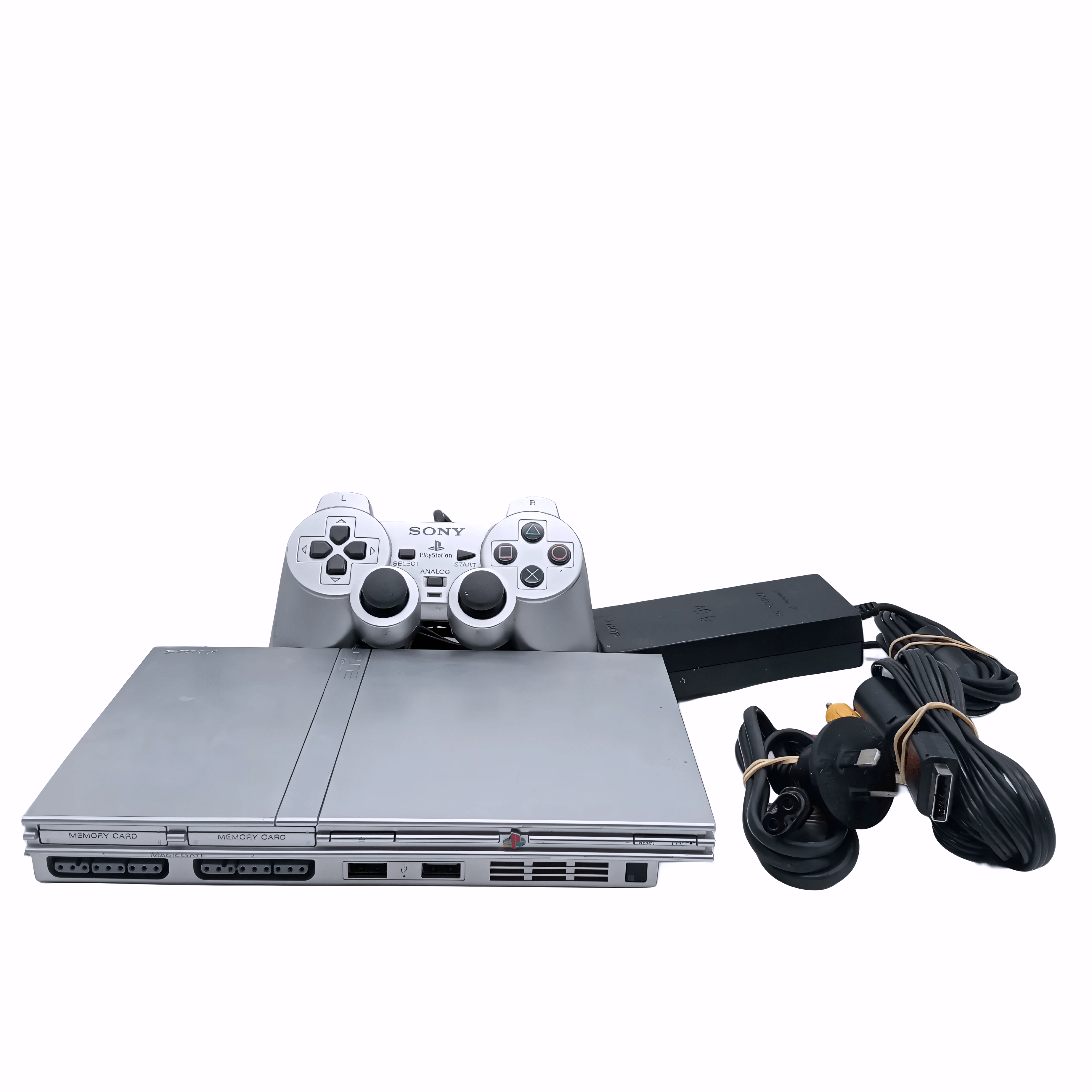 The Sony PlayStation 2 Slim Console  1 x Controller (Model SCPH-70002)  (WR 1347974)