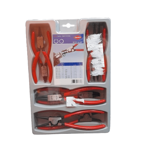Knipex 8-Piece Circlip Plier Set, 12 in Overall (JN)