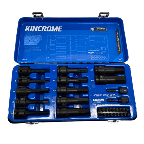 Kincrome Tools 32 Piece Impact Metric Hex Socket Set