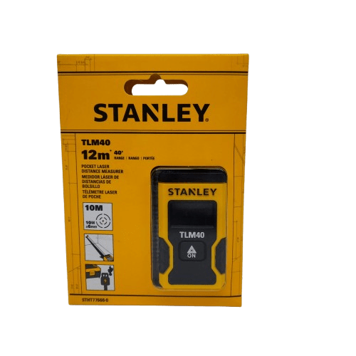 Stanley TLM40 Pocket Laser Distance Measurer Like New (JN)