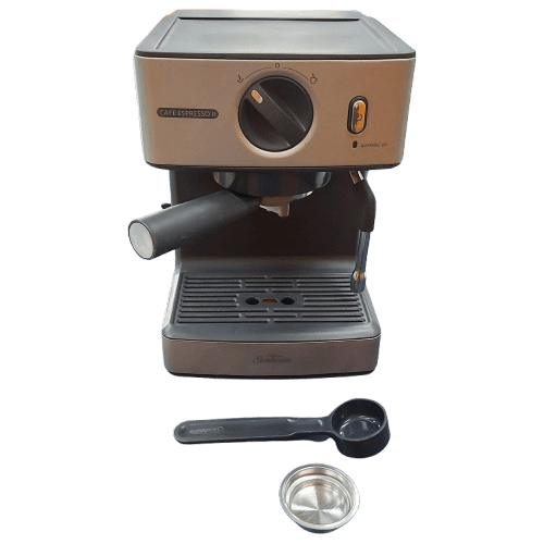Sunbeam Cafe Espresso 2 Grey, With Scoop, 2x Filters, Drip Tray, Water Tank, Used  Condition (NA 1353738)