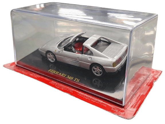 Ferrari 348 TS Collectable Model Car 1:64 Scale with Case