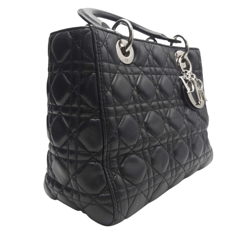Dior Handbag Medium Lady With Long Shoulder Strap And Dustcover * Local Pickup Only *