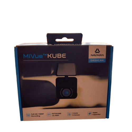 Navman MiVue Kube Dashcam, 1080p, MicroSD Slot (Card Not Included), USBC Connectivity, Sealed In Box With Charger