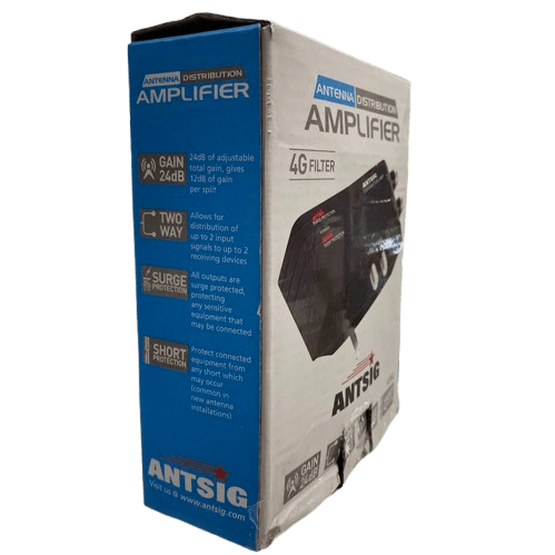 Antsig 2 Way Indoor Distribution Amplifier – Like New with Box
