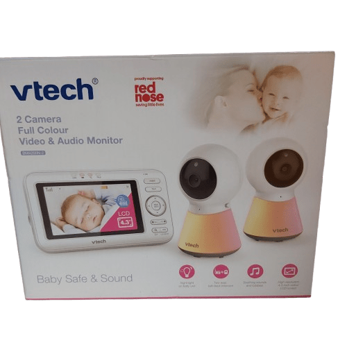 Vtech Baby Monitor 2 Camera Full Colour – Like New – With Manual 1342887 (CP)