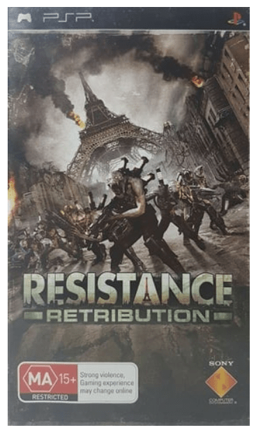 Resistance Retribution PSP Game Good Condition With Manual (CP-1354292)