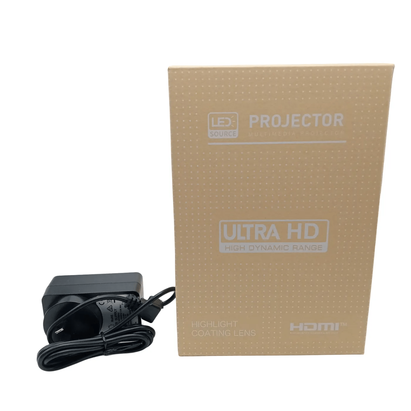 Proflix HY300Pro+ Mini Projector – White  (WR)