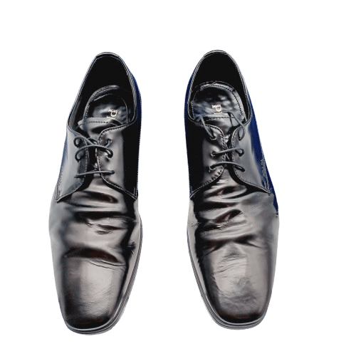PRADA Men Shoes Patent Leather Size 6 1/2 With Box