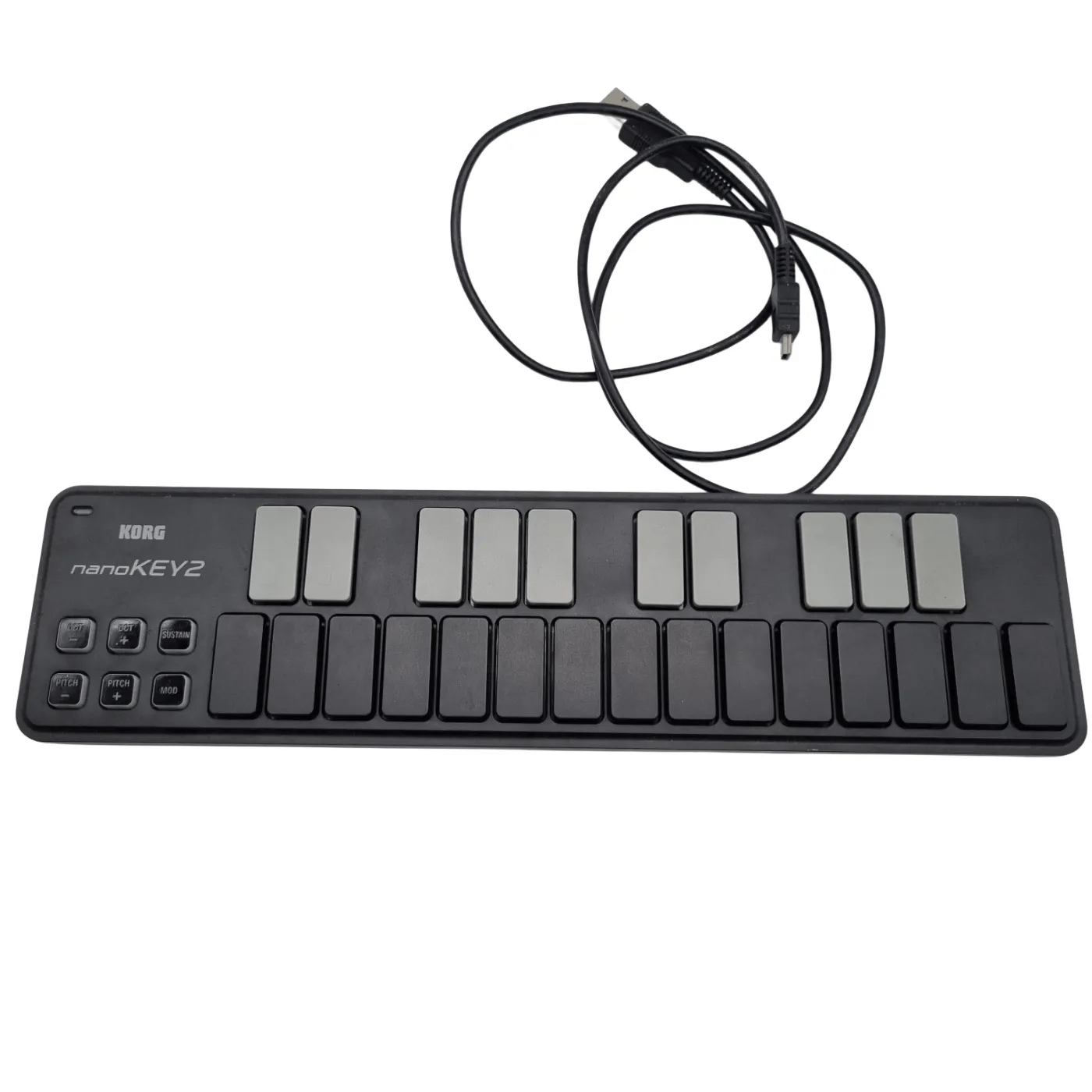 KORG nanoKEY2 – Ultra-Portable USB MIDI Keyboard With Cord