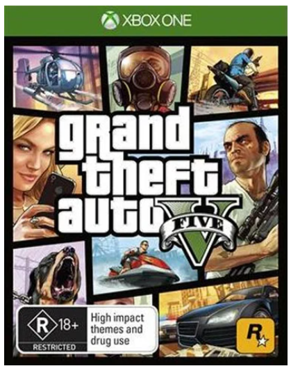 Grand Theft Auto 5 Xbox One Game Average Condition No Manual