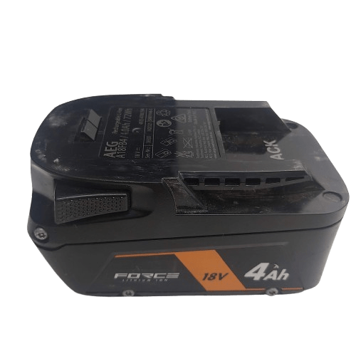 AEG A18FB4 18V 4.0Ah Battery, Black, Very Good Condition (NA 1354004)