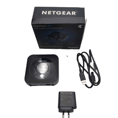 Netgear Nighthawk M1 MR1100-1TLAUS 4GX Mobile Hotspot, With Box, AC Adaptor & USBC Cable