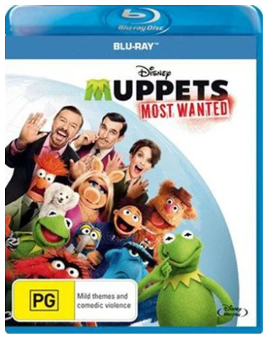 The Muppets Most Wanted Blu Ray Good Condition