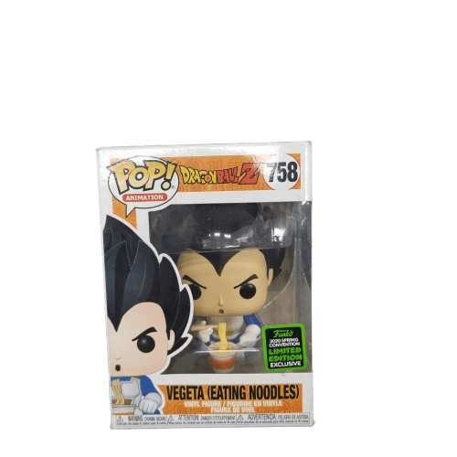 Funko Pop! Animation: Dragon Ball Z – Vegeta (Eating Noodles) Vinyl Figure (Emerald City Comic Con Exclusive)