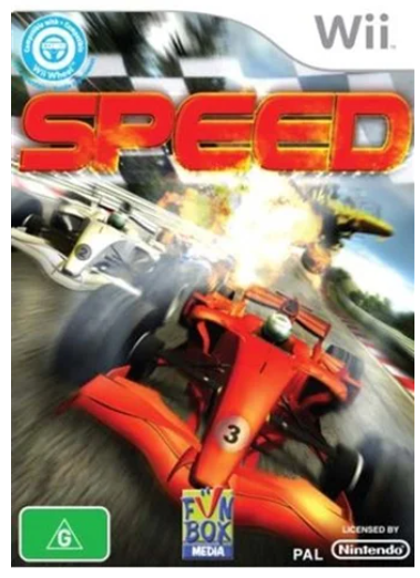 Speed Nintendo Wii Game Average Condition With Manual