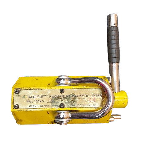 AUSLIFT PERMANENT MAGNETIC LIFTER AM-1 300KG  YELLOW