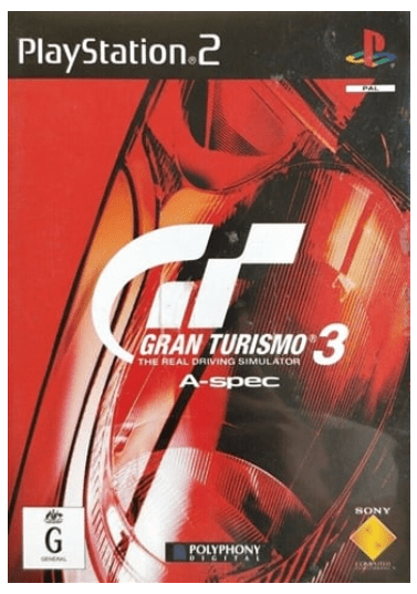 Gran Turismo 3 Playstation 2 Game Average Condition With Manual