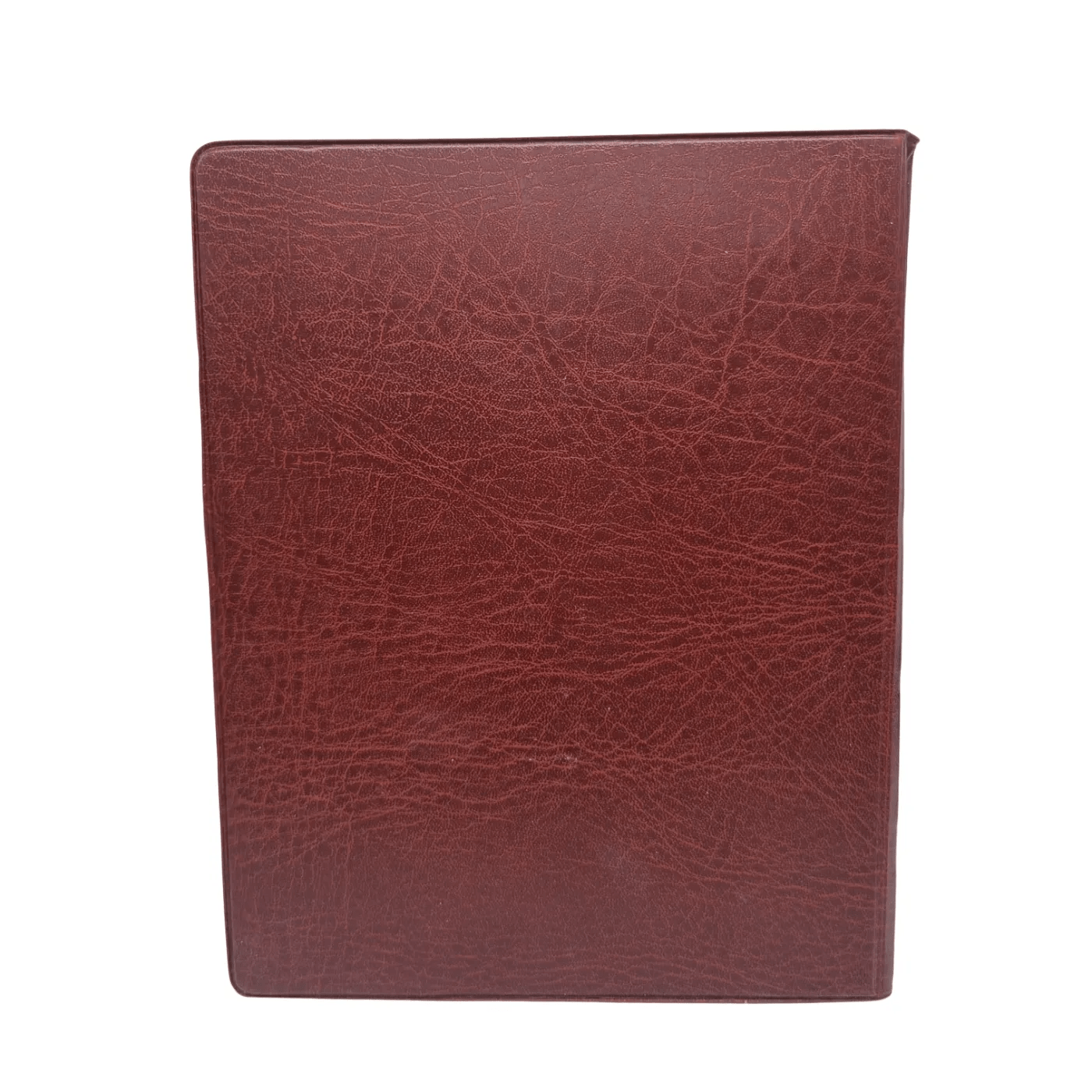 Assorted Worldly Coins In Dark Red Coin Album (Includes: French, Spanish, UK, Italian, Austrian, German etc)(WR 1342528)